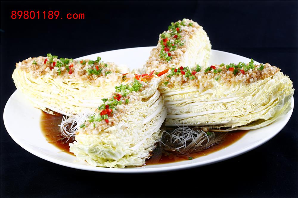 金银蒜蒸大白菜
